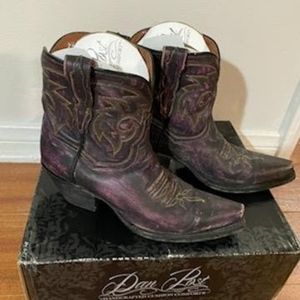 purple western boots